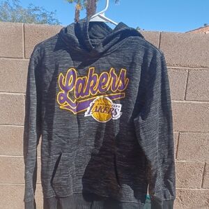 Lakers Black Sweater Hoodie Large 14 16 Kids Boy Girls Los Angles Lakers